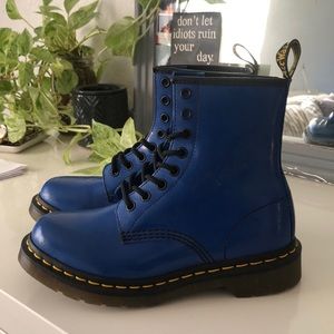 Dr Martens 1460 Blue Lace Up Boot Size 6